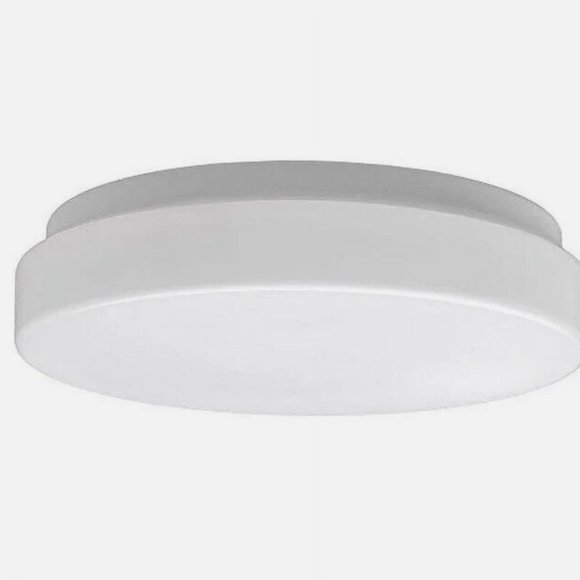 Commercial Electric 7 in. White LED Low Profile Round Light - Picture 1 of 4